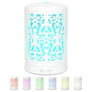 Essential Oil Diffuser ，100 ml Timers Night Lights and Auto Off Function Home Office Humidifier Ultrasonic Aromatherapy Diffusers for Essential Oils