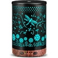 thumbnail image 1 of Essential Oil Diffuser 120ML Metal Aromatherapy Diffuser, Cool Mist Humidifier with Auto Shut-Off Protection 7 Color Lights for Home Office Spa (Dragonfly), 1 of 7