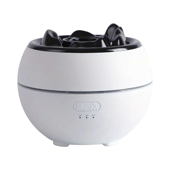 Essential Oil Diffuser, 360ml Capacity with LED Night Light, USB - Powered Cool Mist Humidifier for Home, Bedroom, Office, Yoga, Spa - White