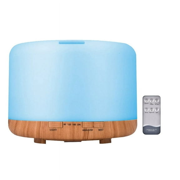 Essential Oil Diffuser 500ml Humidifier Diffusers Aromatherapy Diffuser with Remote Control US Plug