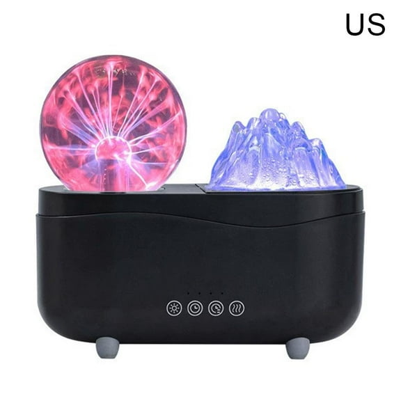 Essential Oil Diffuser, Aromatherapy Diffuser with Wireless Speaker, Plasma Ball, 7-Color LED Light, Waterless Auto-Off, Multifunctional Ultrasonic Diffuser for Home,Large Room