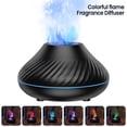 thumbnail image 1 of Essential Oil Diffuser with Flame Light, Ultrasonic Super Quiet Diffuser for Aromatherapy Essential Oils Mist Humidifiers with 7 Flame Color, Auto-Off Protection Oil Diffusers for home Office, 1 of 9