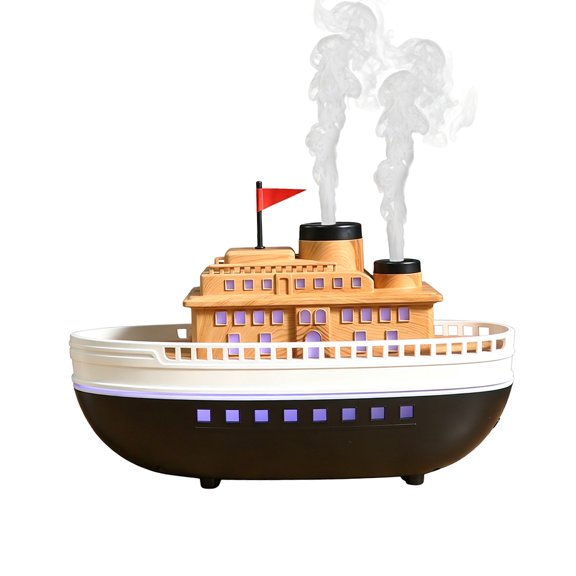 Essential Oil Diffuser for Home, 300ML Ultrasonic Humidifier with Colorful LED Lights, 2H/4H Timer, 2 Mist Mode, Cruise Ship Cool Mist Diffuser for Bedroom Office Living Room