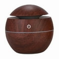 thumbnail image 1 of Essential Oil Diffuser Humidifier Aromatherapy Wood Grain Vase Aroma 130ml LED, 1 of 1