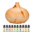 thumbnail image 1 of Essential Oil Diffuser Onion Head Aromatherapy Diffuser Humidifier, 7 Colorful Lights Misting Humidifying Aromatherapy Diffuser, 10 Bottles of Essential Oils, Suitable for Home Bedroom Office, 1 of 9