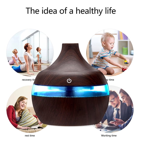 Essential Oil Diffuser, Small Aromatherapy Diffuser, Ultrasonic Diffusers for Essential Oils, Cool Mist Humidifier, for Office Home