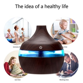 Essential Oil Diffuser, Small Aromatherapy Diffuser, Ultrasonic Diffusers for Essential Oils, Cool Mist Humidifier, for Office Home