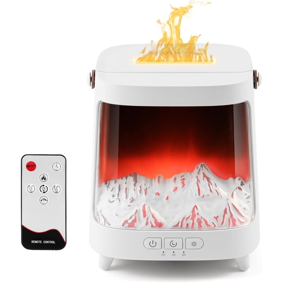 Essential Oil Diffuser with Gradient Ambient Lighting, Remote Controller, Timer, Auto Shut-Off for Office, Home & Yoga Room