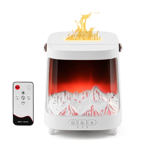 Essential Oil Diffuser with Gradient Ambient Lighting, Remote Controller, Timer, Auto Shut-Off for Office, Home & Yoga Room