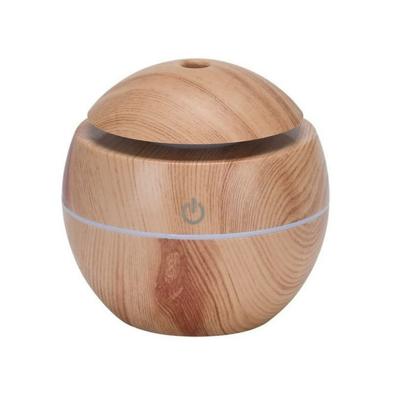 Essential Oil Diffusers Diffsuer for Essential Oil Small Diffuser Humidifier 180ml Wood Grain Ultrasonic Cool Mist 7 Colorful Light Auto-Off USB Cord Aromatherapy Diffusers for Room Of