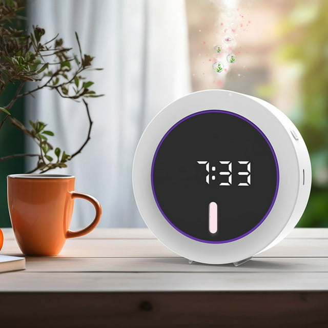 Essential Oil Diffusers, Diffuser With Digital Alarm Clock, Timer, Set