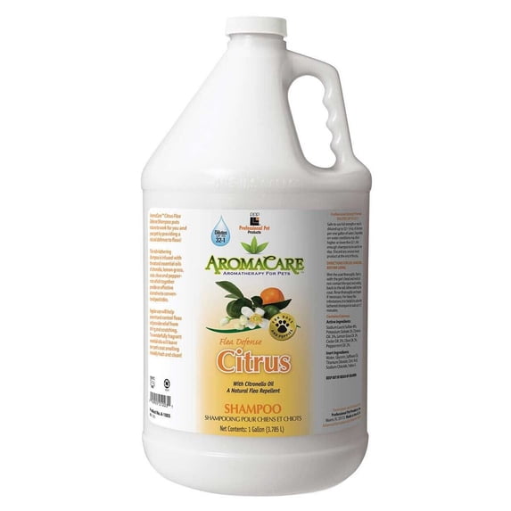 Essential Oil Infused Soothing Calming Deodorizing Dog Shampoo Or Conditioner (Flea Defense Citrus)