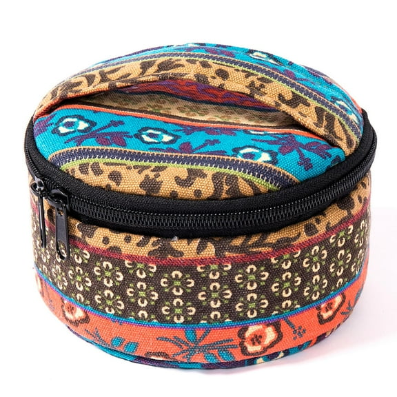 Essential Oil Storage Organizer Carrying Bag Case System for 15ml 5ml Bottles Holder Carry Top double layer zipper