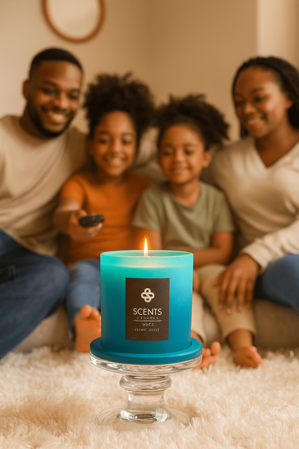 Essential Oil Strong Scented Candles - Scent Candle with Jars - Non Toxic Prefect Scents for Relaxation - Best Soy Wax Candle with Admiralty Glass -  40 to 50 Hours Burning Time