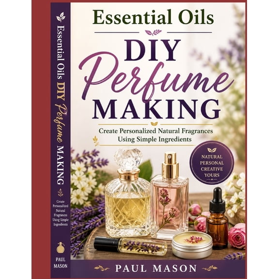 Essential Oils DIY Perfume Making: Create Personalized Natural Fragrances Using Simple Ingredients, (Paperback)