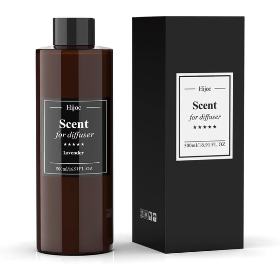 Essential Oils for Diffuser Refill Lavender Fragrance Oil Compatible with Electric & Reed Diffusers,Luxury Hotel Scent for Bathroom Home Decor - 500ml(16.9 fl oz)