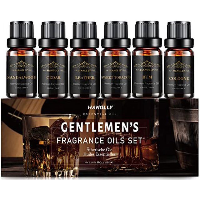 Essential Oils Set, Men Scents Fragrance Oil Aromatherapy Essential