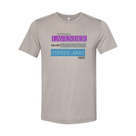 "Essential Oils Shirt, Lavender, Peppermint, Unisex Fit, Frankincense, Gift For Her, Essential Oil Hustler, Valor, Thieves, Stress Away, Oils, Heather Stone, LARGE"