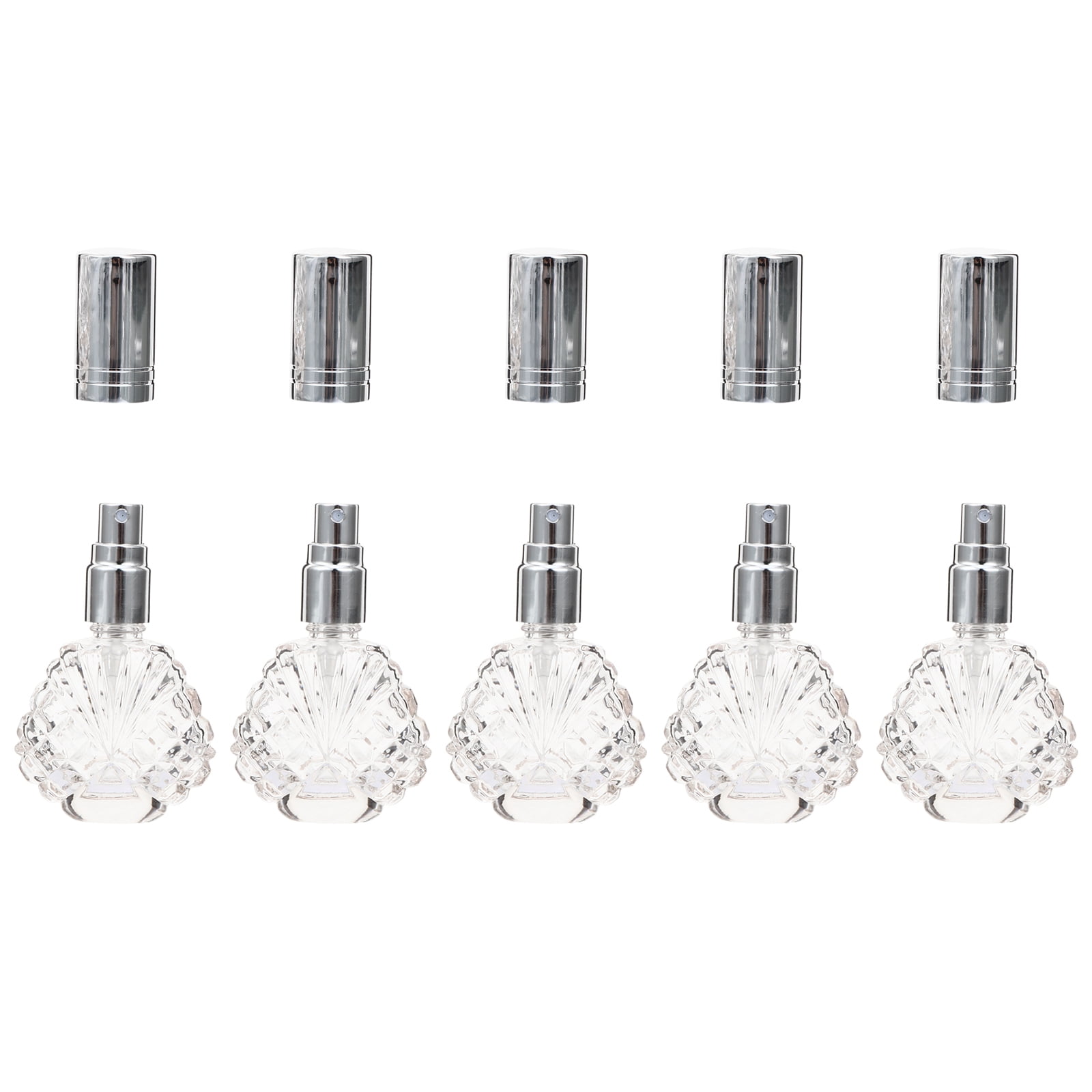 Essential Oils Spray Bottles 5 Pcs Refillable Glass For Perfume Filling Travel