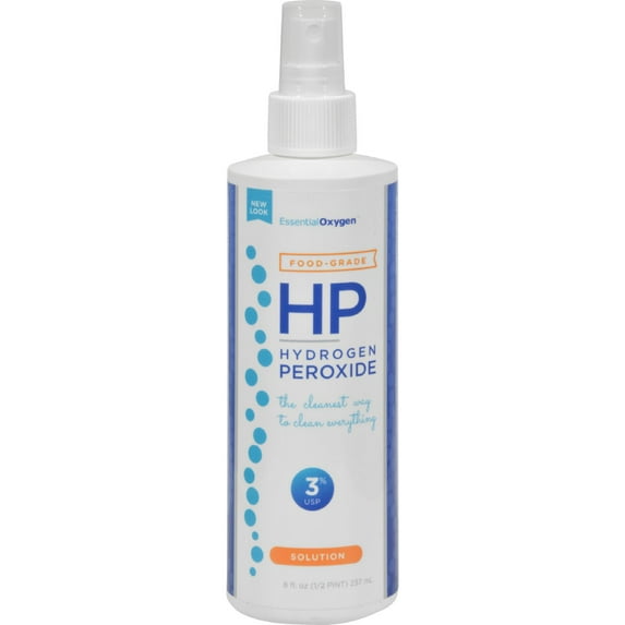 Essential Oxygen Hydrogen Peroxide 3% - Food Grade Spray - 8 Oz