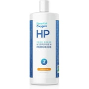 Essential Oxygen Food Grade Hydrogen Peroxide 3%, Natural Cleaner, Refill, 32 Fl Oz