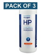Essential Oxygen 3% Food Grade Hydrogen Peroxide, Non Toxic All Purpose Cleaner, 32 oz, Pack of 3