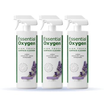Essential Oxygen High Touch Surface Cleaner, Lavender, 32 oz, 3-Pack