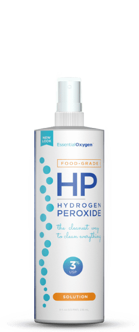 Essential Oxygen Hydrogen Peroxide 3% - Food Grade Spray - 8 Oz