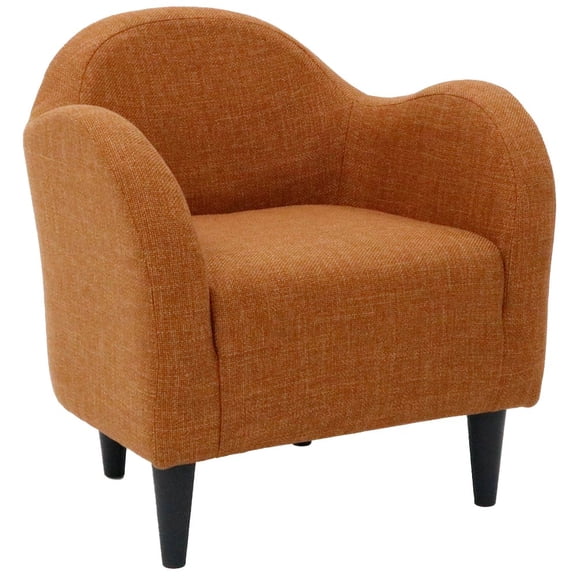Essential Pieces Bix Max Barrell Chair - Blake Saffron