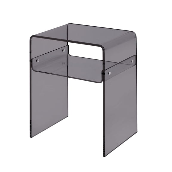 Essential Pieces Boyd Acrylic End Table - Smoke
