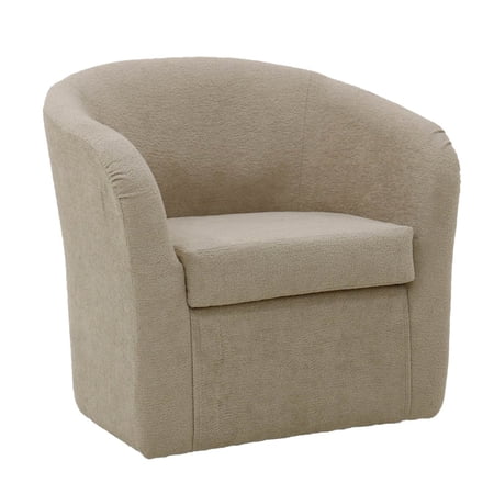 Essential Pieces Tubs Swivel Chair - Milo Fawn