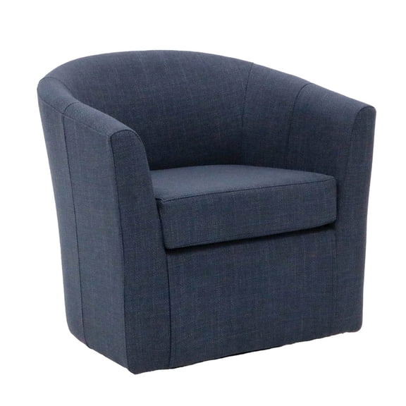 Essential Pieces Windsor Swivel Chair - Blake Ink