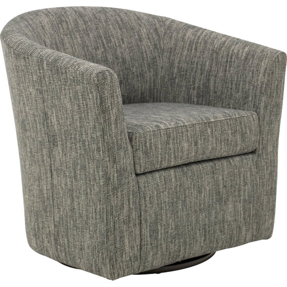 Essential Pieces Windsor Swivel Chair - Hampden Charcoal