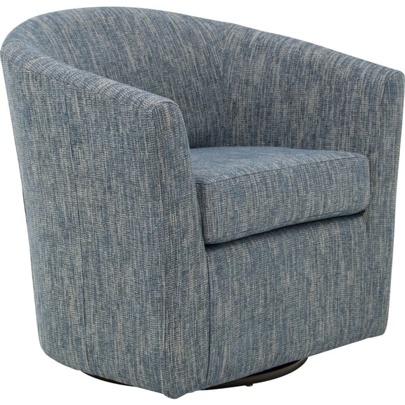 Essential Pieces Windsor Swivel Chair - Hampden Navy