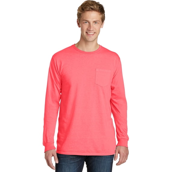 Essential PigmentDyed Long Sleeve Pocket Tee
