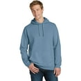 thumbnail image 1 of Port & Company PC098H Beach Wash Garment-Dyed Pullover Hooded Sweatshirt, Mist, S, 1 of 2