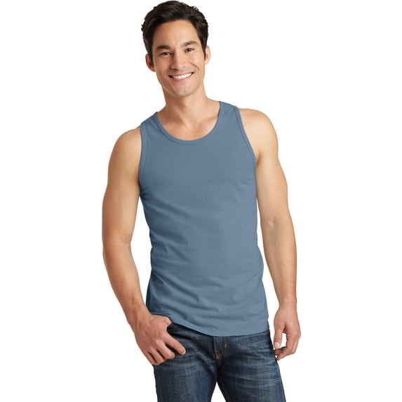 Port & Company Pigment-Dyed Tank Top Pc099tt - Denim Blue - S