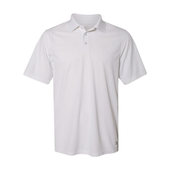 RUSSELL ESSENTIAL POLO, XL, White