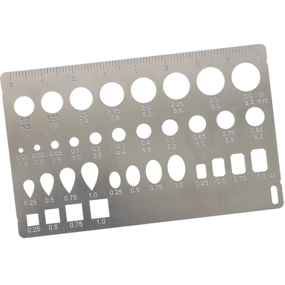 Essential Precise Diamantine Size Gauge Caliper Tool Measuring Instrument For Jewelry Making And Gemologists Evaluations