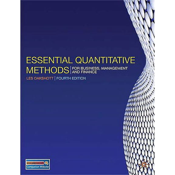 Pre-Owned Essential Quantitative Methods : For Business, Management and Finance