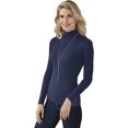 thumbnail image 1 of Essential Ribbed Turtleneck Midnight 2X, 1 of 1