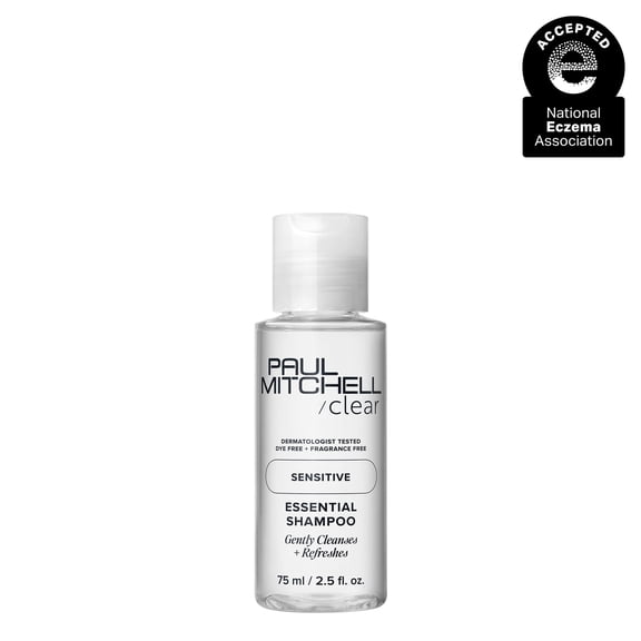 Paul Mitchell Clear Essential Shampoo, Fragrance Free, Dermatologist-Tested For Sensitive Scalp + Skin, 2.5 Fl Oz