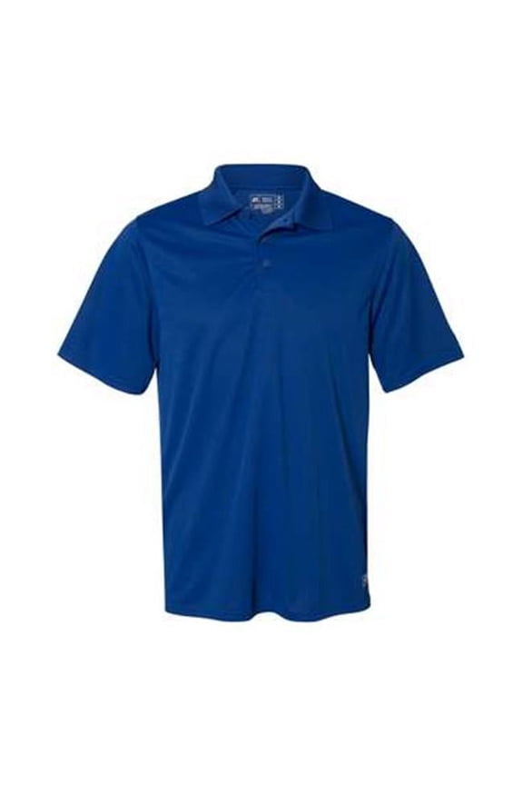 Essential Short Sleeve Polo T-Shirt, Royal - Extra Large
