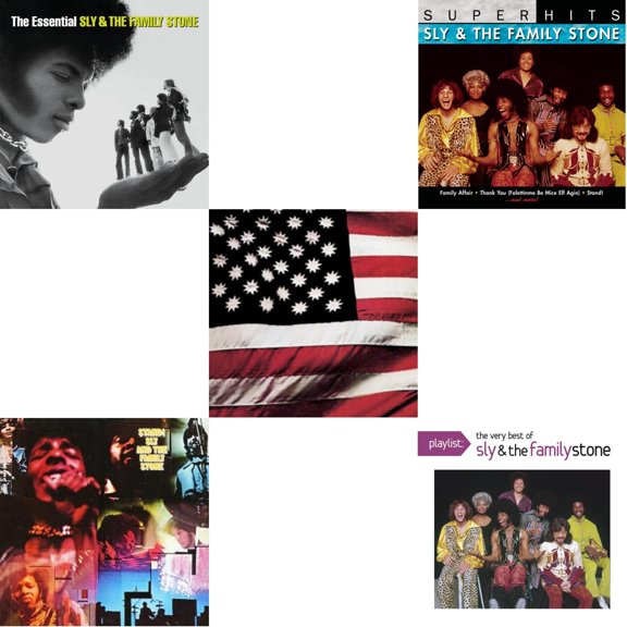 Essential Sly & Family Stone & Stand & There's A Riot Goin On & Super Hits & Playlist: Very Best Of Sly & Family Stone [CD Bundle]
