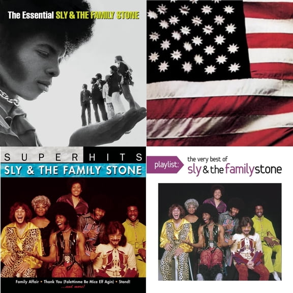 Essential Sly & Family Stone & There's A Riot Goin On & Super Hits & Playlist: Very Best Of Sly & Family Stone [CD Bundle]