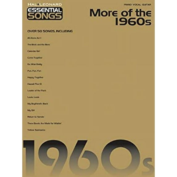 Pre-Owned More of the 1960s (Hal Leonard Essential Songs) Paperback