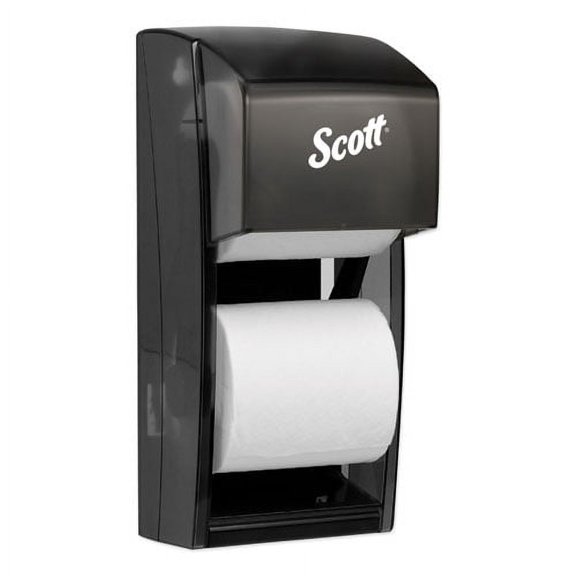 Essential Srb Tissue Dispenser, 6 6/10 X 6 X 13 6/10, Plastic, Smoke | Bundle of 2 Cartons