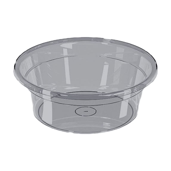 Essential for Students Plastic Clear Washbasin Round Portable Thickening Dishes Pan Bedside Soaking Tub Wash Basin Tub For Face Cleansing Foot Bath Kitchen Bathroom Transparent