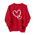 thumbnail image 1 of Essential Sweatshirt for Women Soft Crewneck Long Sleeve Loose Fit Casual Lounge Everyday Basic Winter Warm Top, 1 of 3
