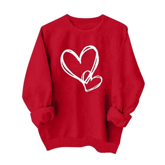 Essential Sweatshirt for Women Soft Crewneck Long Sleeve Loose Fit Casual Lounge Everyday Basic Winter Warm Top